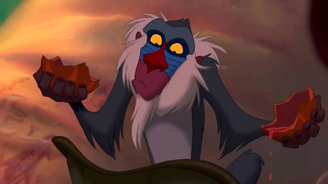 Rafiki de “El Rey León”