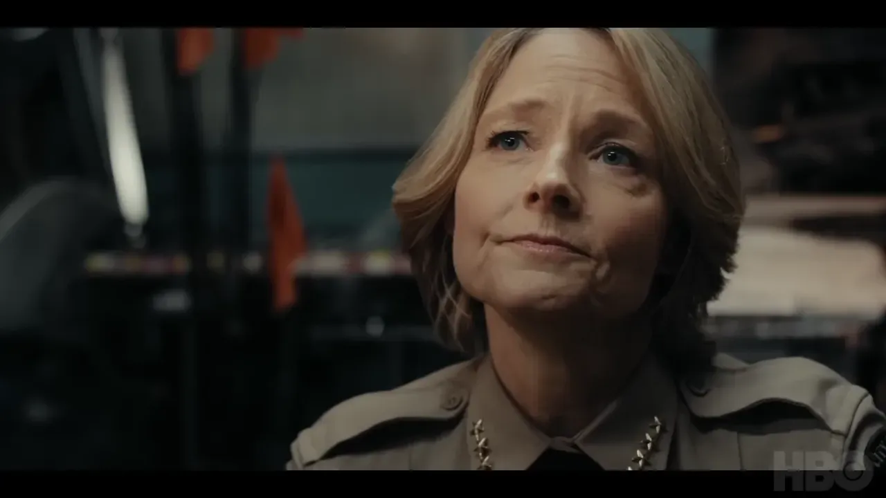 Jodie Foster como la jefa de policía Liz Danvers en un fotograma del tráiler de True Detective: Night Country