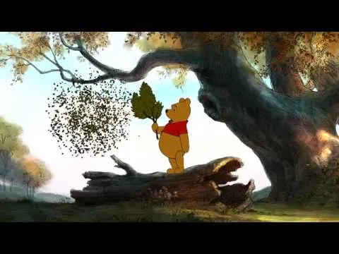 Winnie the Pooh y sus amigos en un fotograma del tráiler oficial de Disney